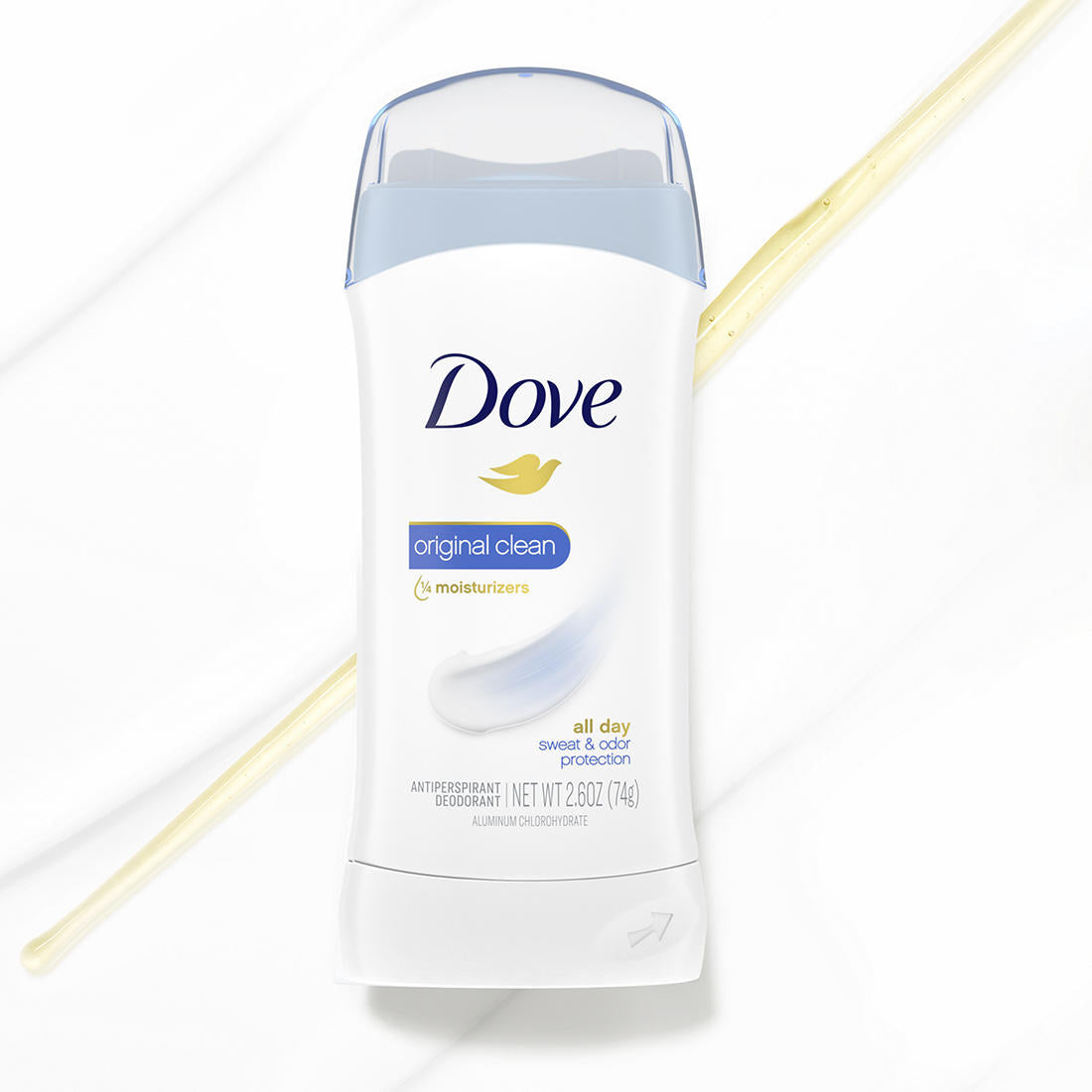 Dove Original Clean Antiperspirant Deodorant, 5 pk.