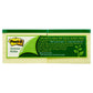 Post-it Greener Notes - Recycled Notes, 3 x 3, Canary Yellow - 12 100-Sheet Pads/Pack