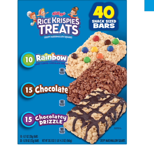 Kellogg's Rice Krispies Treats Squares Original With Gems 30.3oz