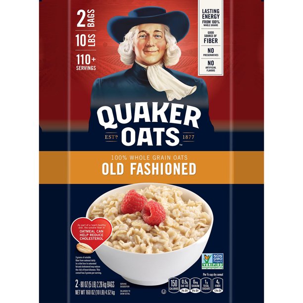 Quaker Old Fashioned Oats (5 lb., 2 pk.)