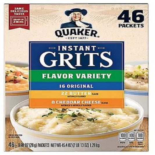 Quaker Instant Grits, Variety Pack (46 pk.)