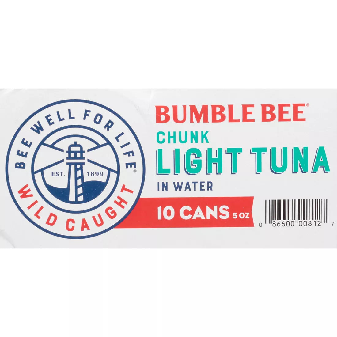 Bumble Bee Chunk Light Tuna in Water, 10 pk./5 oz.