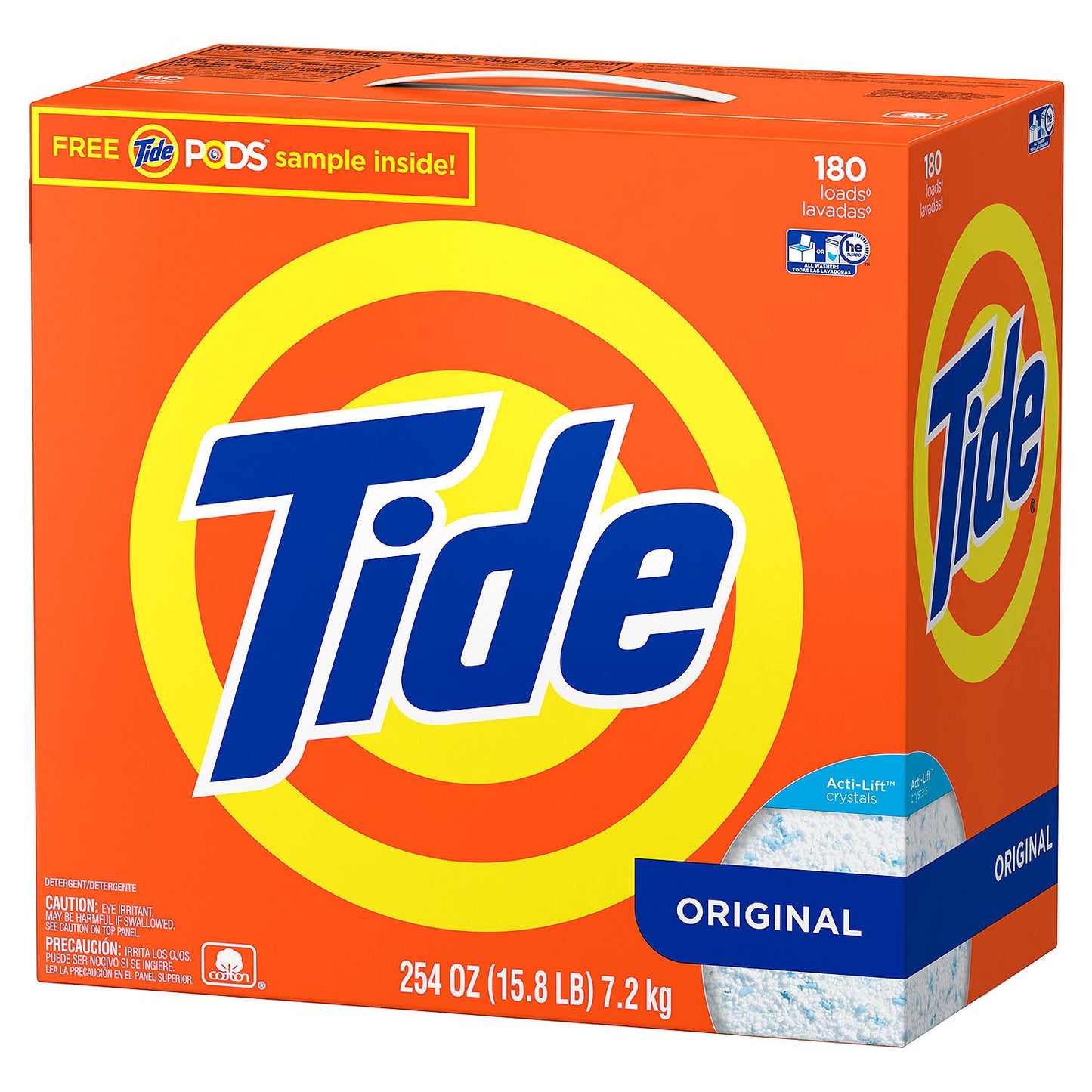 Tide HE Ultra Powder Laundry Detergent (254 oz., 180 loads)