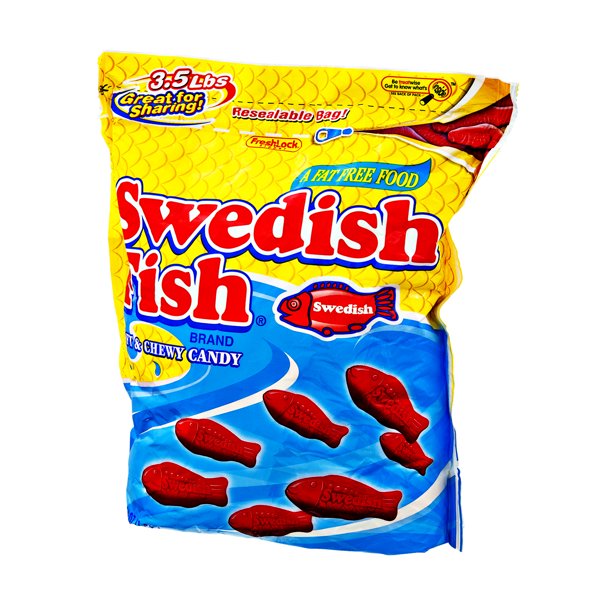 Swedish Fish Mini Soft & Chewy Candy, 3.5 lbs.