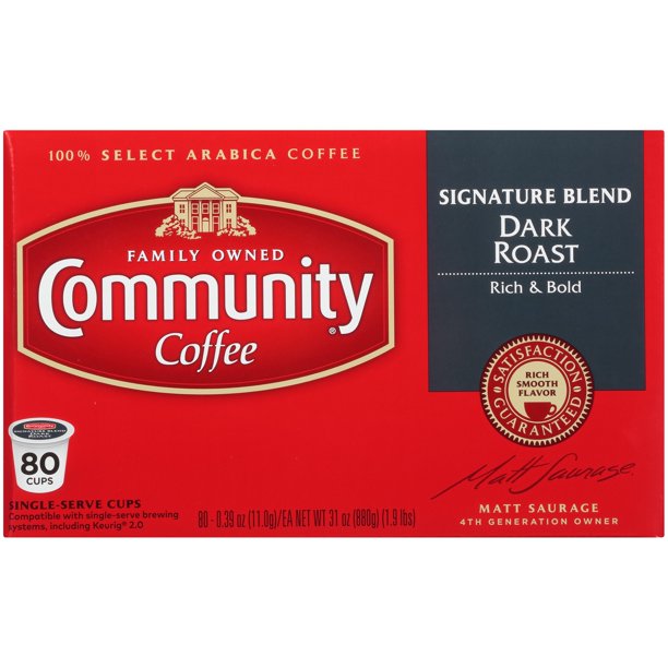 Community Coffee Single Serve Cups, Dark Roast (80 ct.)