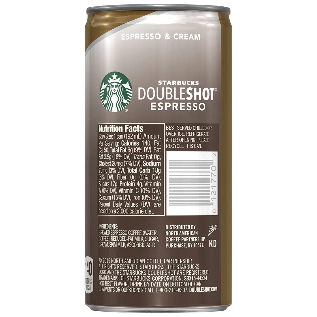 Starbucks Doubleshot Espresso Coffee, 12 pk.