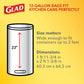 Glad 13-Gal. Tall Kitchen Drawstring Plastic Trash Bags, 150 ct. - White