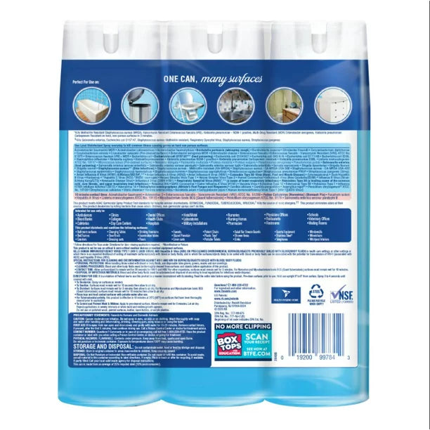 Lysol Disinfectant Spray, Crisp Linen Scent (19 oz., 3 pk.)