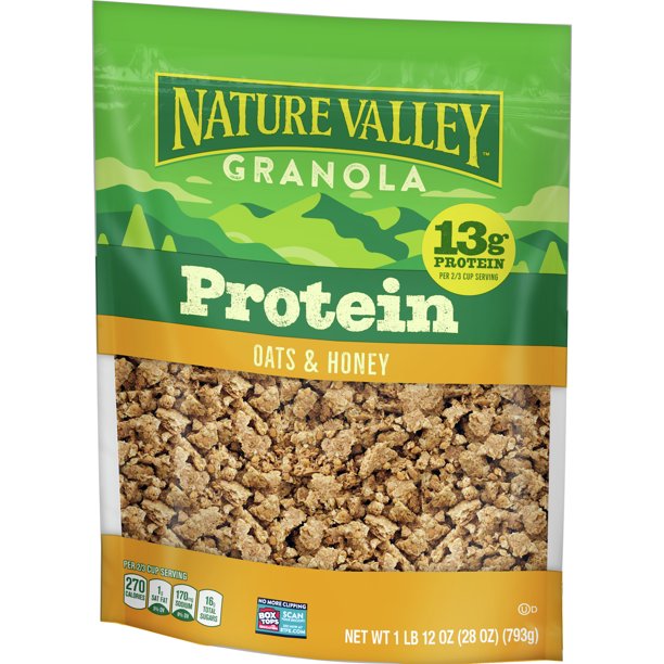 Nature Valley Oats 'n Honey Protein Granola Cereal (28 oz.)