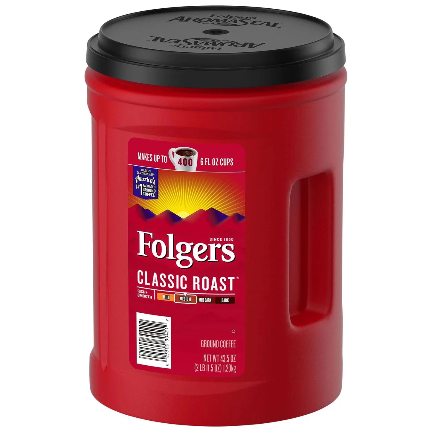 Folgers Classic Roast Ground Coffee (43.5 oz.)