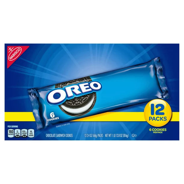 OREO Chocolate Sandwich Cookies (62.76 oz., 12 pk.)