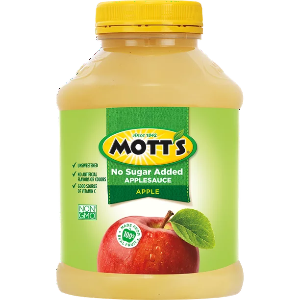 Mott's No Sugar Added Applesauce (46 oz. jars, 3 pk.)