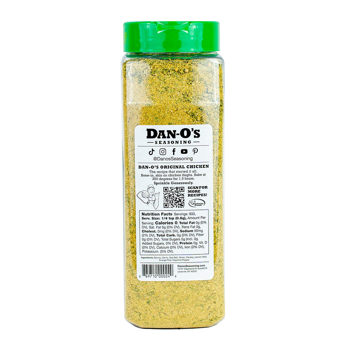 Dan-O's Original Seasoning, 20 oz.