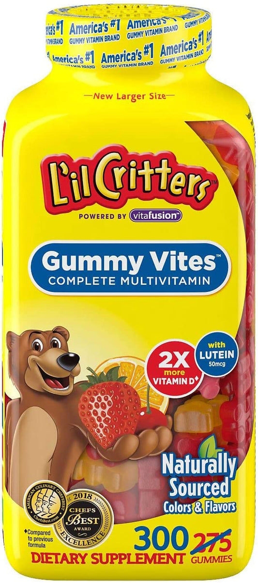 L'il Critters Gummy Vites Gummy Bears (300 ct.)