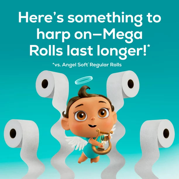 Angel Soft Toilet Paper, 36 Mega Rolls