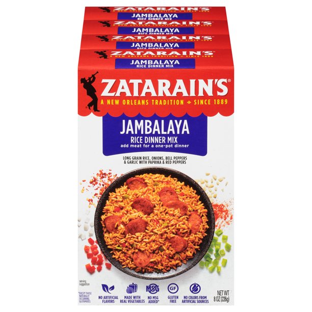 Zatarain's Jambalaya Rice Dinner Mix (8 oz., 4 pk.)