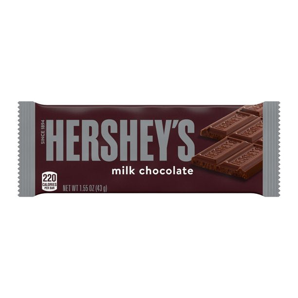 HERSHEY'S Milk Chocolate Candy, Bulk Individually Wrapped, Bars (1.55 oz., 36 ct.)