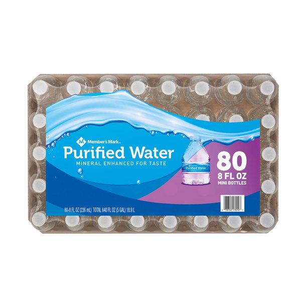 Member's Mark Purified Bottled Water (8 fl. oz., 80 pk.)