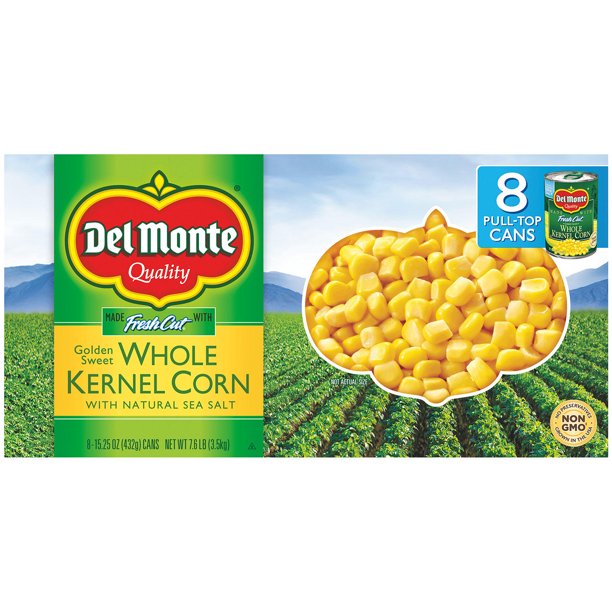 Del Monte Golden Sweet Whole Kernel Corn (15.25 oz., 8 pk.)