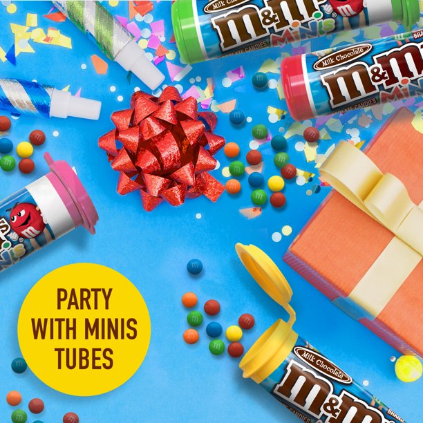 Milk Chocolate M&M's Mini Tubes, 24 ct.