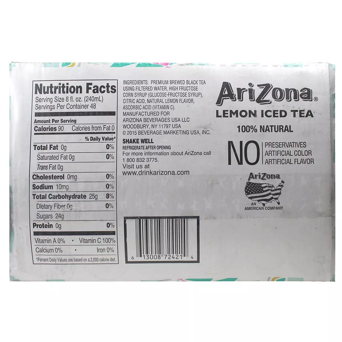 Arizona Ice Tea with Lemon Flavor, 24 pk./16 oz.