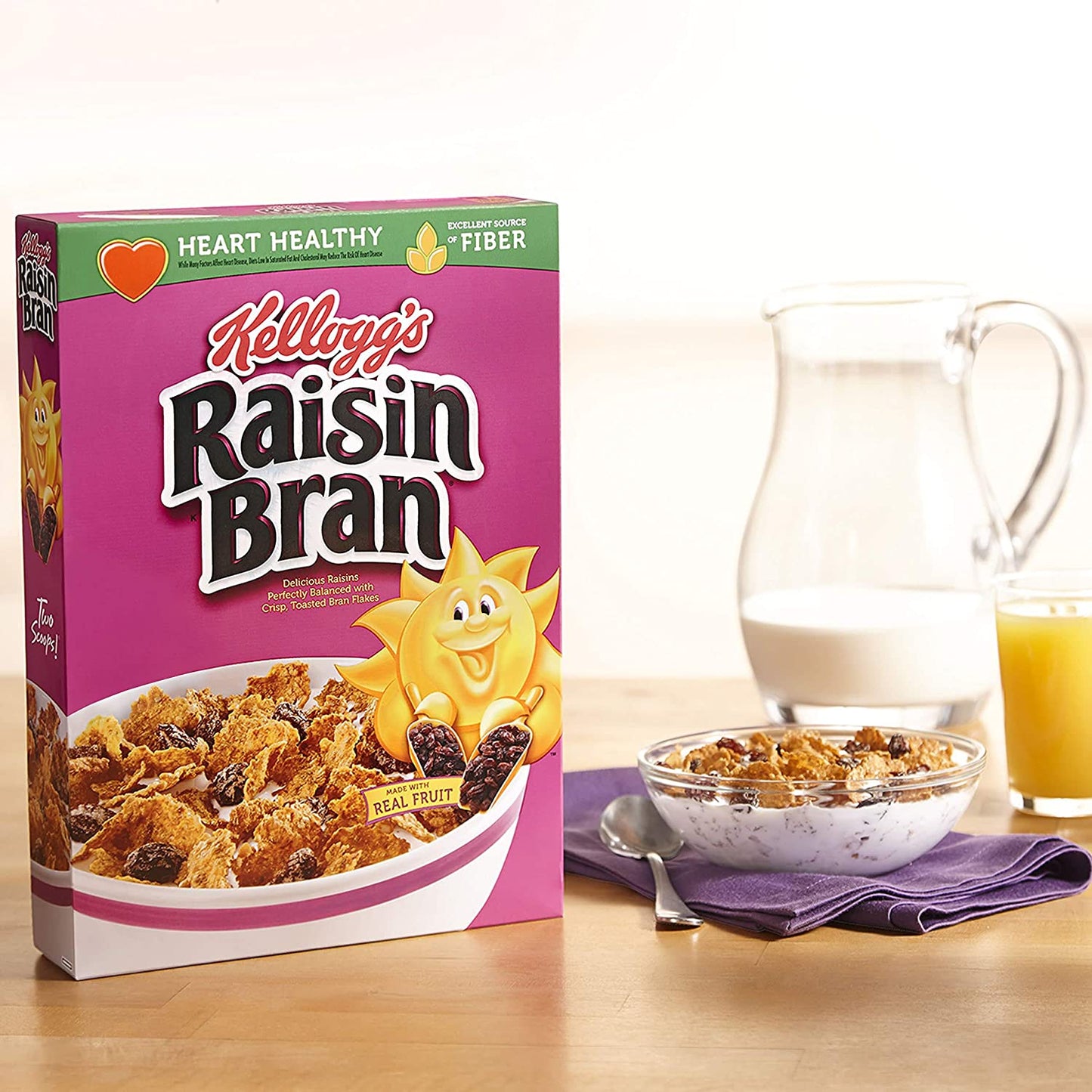 Kellogg's Raisin Bran Breakfast Cereal (2 pk.)