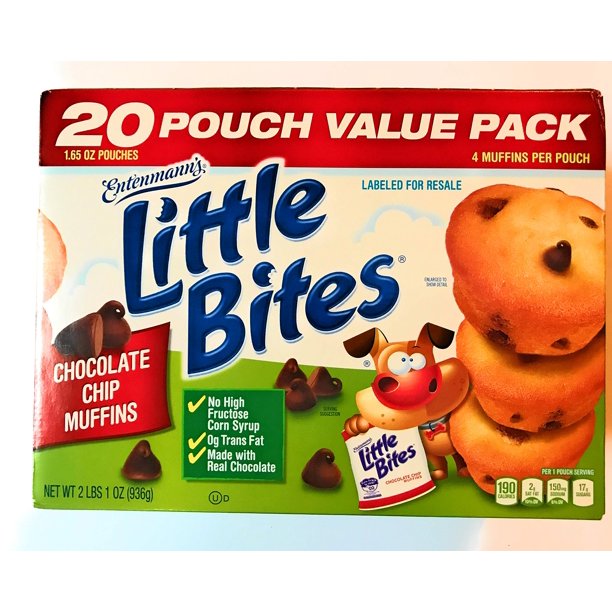 Entenmann's Little Bites Chocolate Chip Muffins (1.65 oz., 20 pk.)