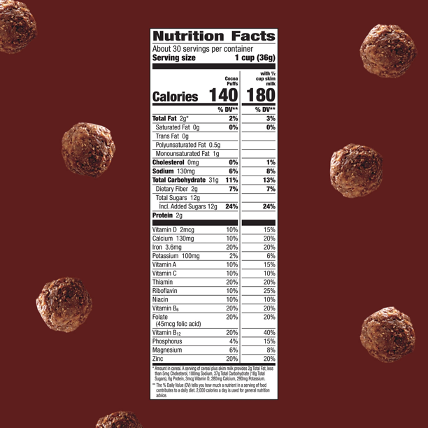 Cocoa Puffs Chocolate Breakfast Cereal (39.25 oz., 2 pk.)