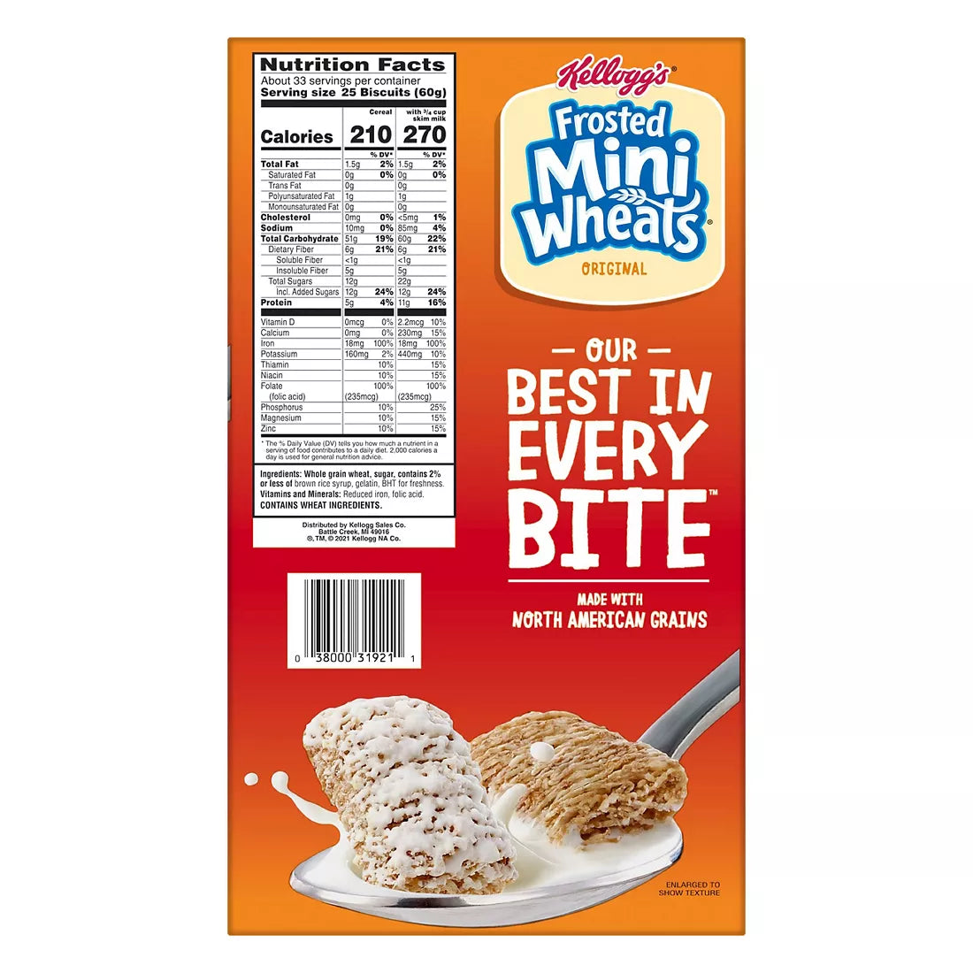 Kellogg's Frosted Mini Wheats, 2 pk.