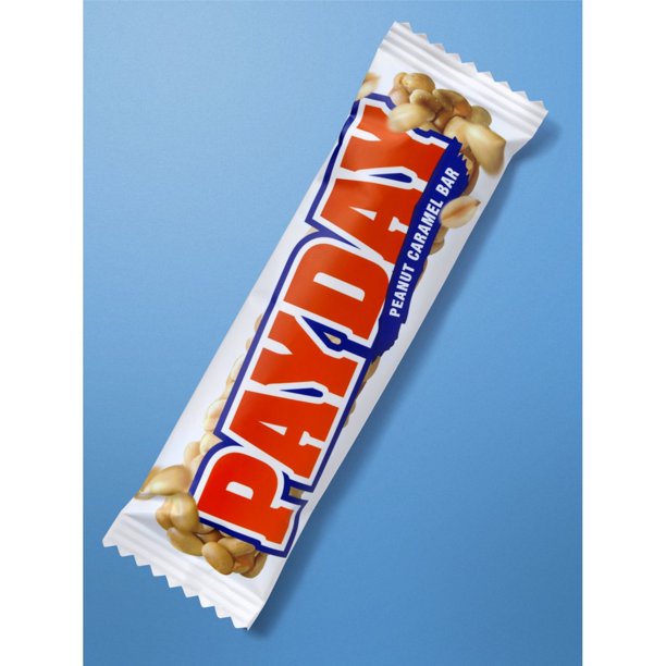 PAYDAY Peanut Caramel Candy, Bulk, Individually Wrapped, Bars (1.85 oz., 24 ct.)