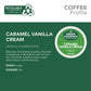 Green Mountain Coffee Caramel Vanilla Cream Keurig Single-Serve K-Cup pods, Light Roast Coffee, 48 Count
