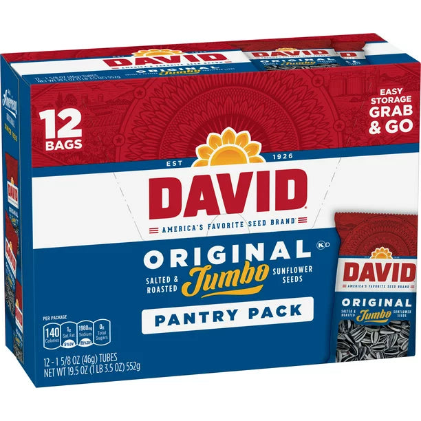 David Sunflower Seeds (1.75 oz., 24 ct.)