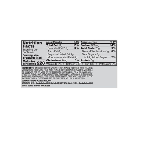 Lance ToastChee Peanut Butter Crackers (1.52 oz., 40 ct.)