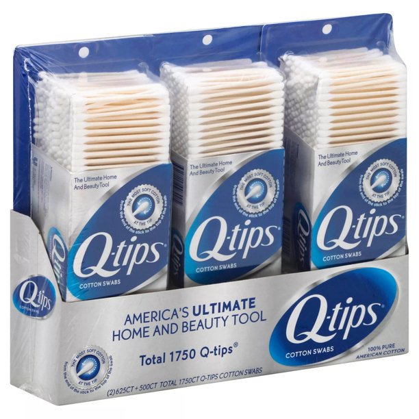 Q-tips Cotton Swabs (625 ct., 2 pk. + 500 ct., 1 pk.)