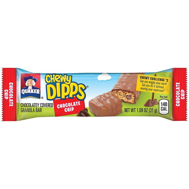 Quaker Chewy Dipps Granola Bars, Chocolate Chip (34 pk.)