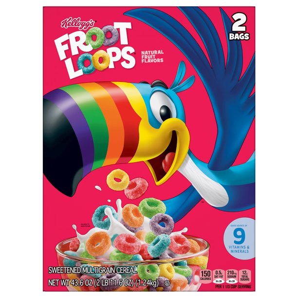 Kellogg's Froot Loops Breakfast Cereal (2 pk.)