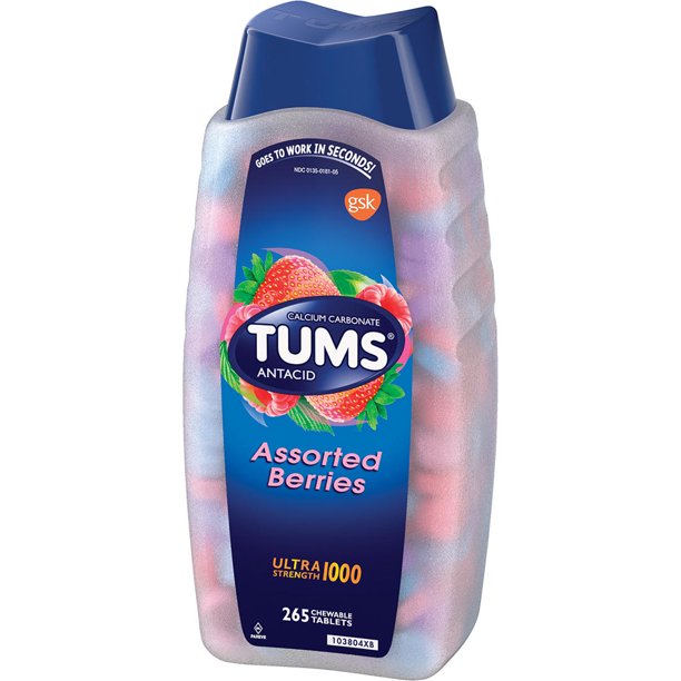 Tums Ultra Strength Assorted Berries Antacid Tablets, 265 ct.