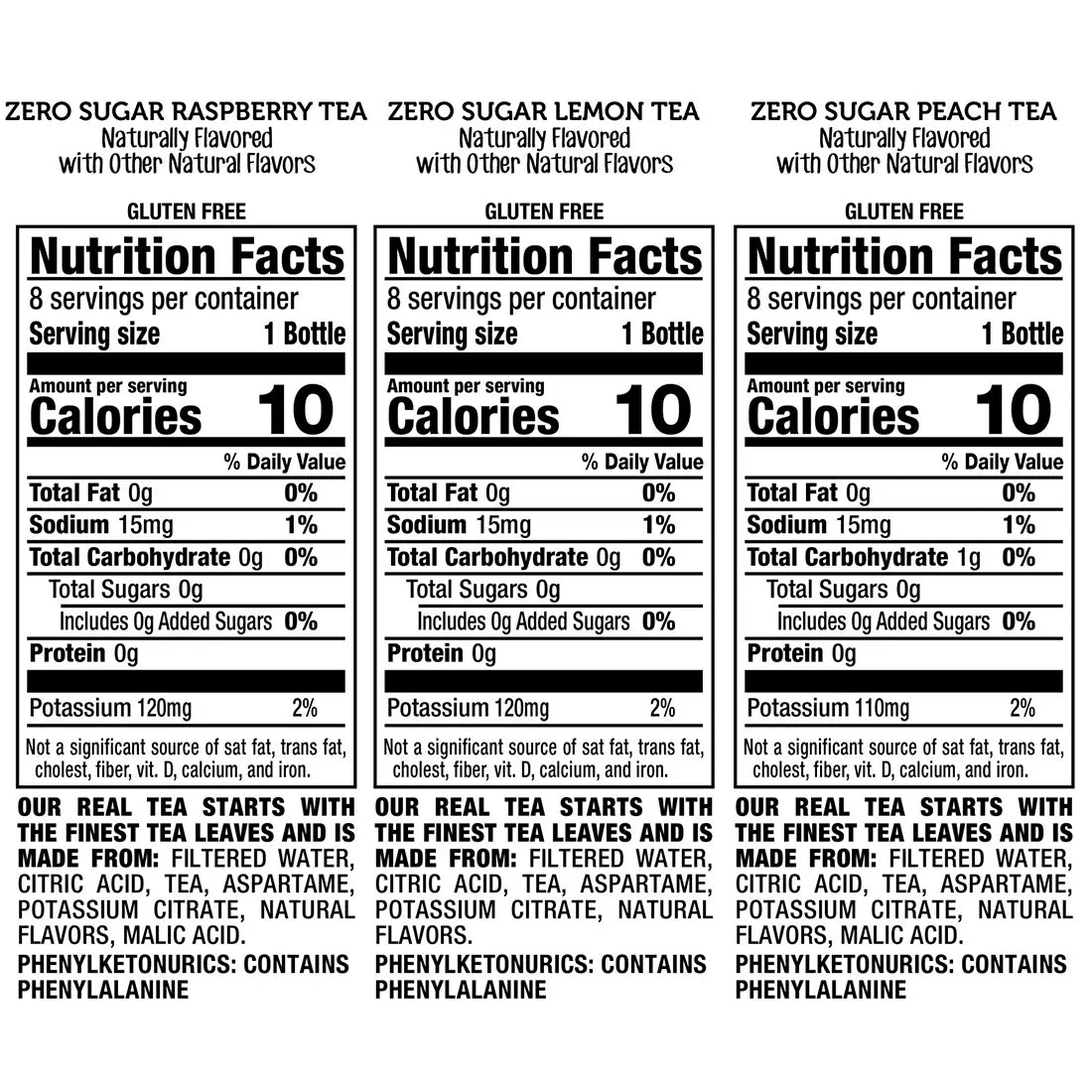 Diet Snapple Ice Tea Variety Pack, 24 pk./20 fl. oz.