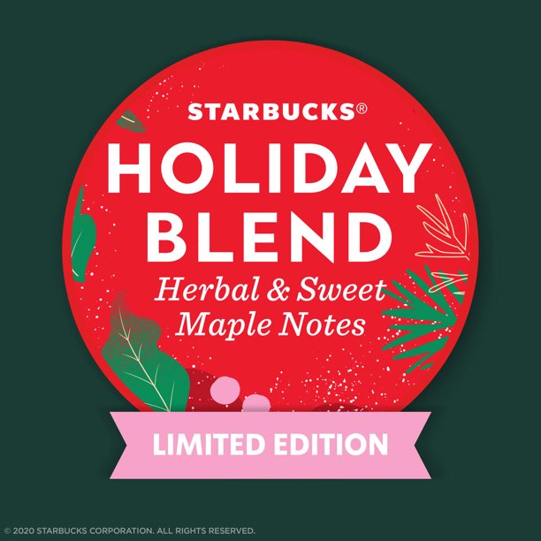 Starbucks Holiday Blend Medium Roast Ground Coffee (35 oz.)