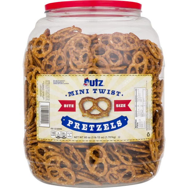 Utz Mini Twist Pretzels (60 oz.)