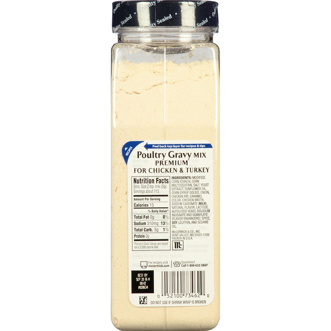 McCormick Poultry Gravy Mix, 20 oz.