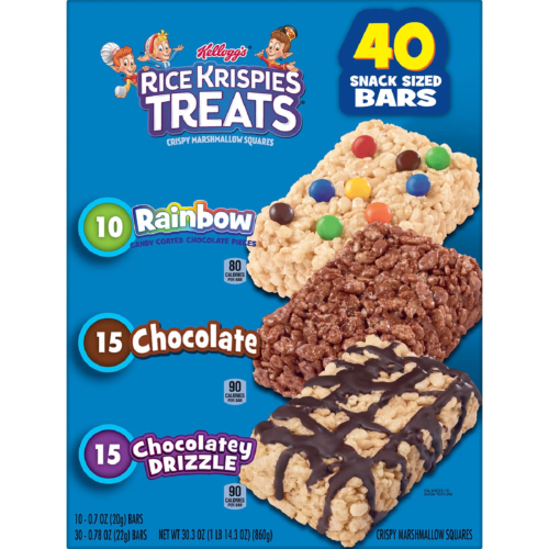 Kellogg's Rice Krispies Treats Squares Original With Gems 30.3oz