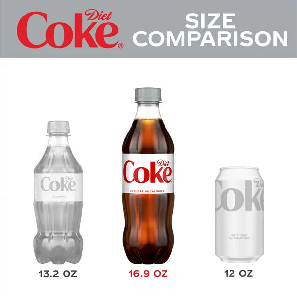 Diet Coke Soda (16.9 fl. oz., 24 pk.)