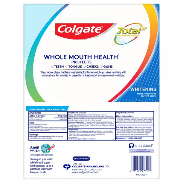 Colgate Total Whitening Toothpaste (6 oz., 5 pk.)