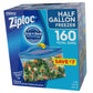 Ziploc Half Gallon Freezer Bags (160 ct.)