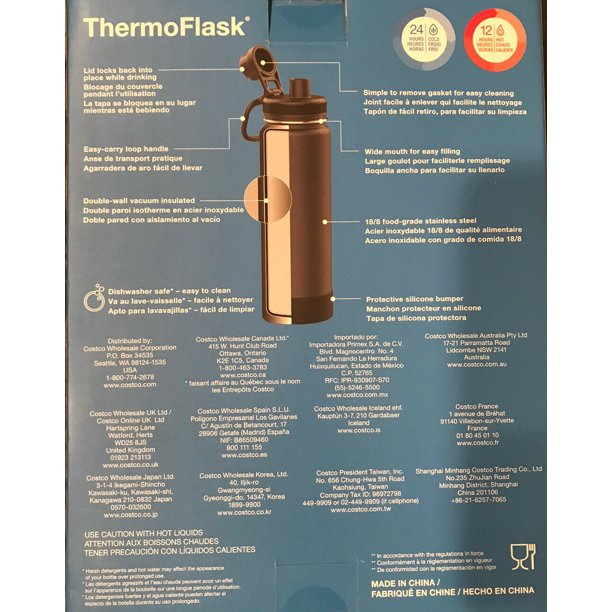 Takeya Thermoflask 24 oz. Spout, 2 pk. - Carbon/Seaglass