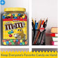 M&M'S Peanut Milk Chocolate Candy Bulk Jar (62 oz.)