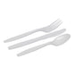 Dixie Heavyweight Polypropylene Cutlery Combo Box, White (168 ct.)