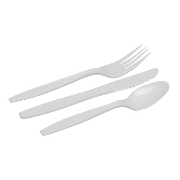 Dixie Heavyweight Polypropylene Cutlery Combo Box, White (168 ct.)