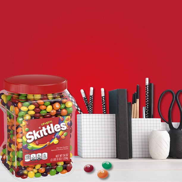 Skittles Original Chewy Candy Bulk Jar (54 oz.)